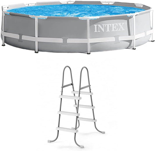 INTEX 26701EH Prism Frame Above Ground Swimming Pool Set: 10ft x 30in