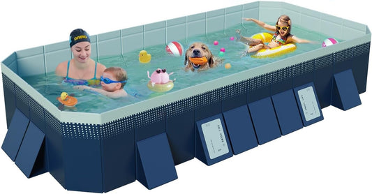 Foldable Non-Inflatable Kids' and Adults' Outdoor Swimming Pool